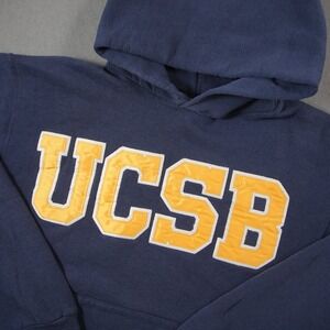 Vintage Russell Santa Barbara UCSB College University Pullover Men Hoodie S